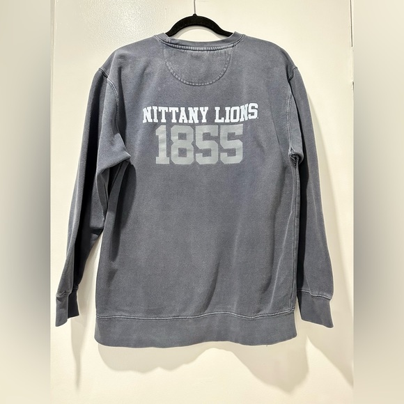 Vintage Look Penn State Nittany Lions 1855 Blue Sweatshirt FLAWED Size M - Picture 2 of 13